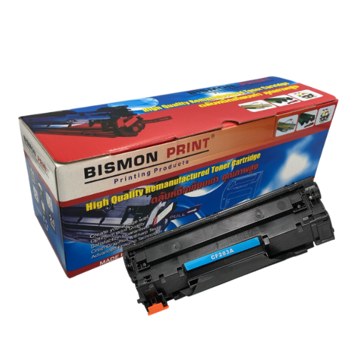 ตลับหมึกเทียบเท่า Toner Cartridge Compatible HP CF283A, HP 83A Remanufactured